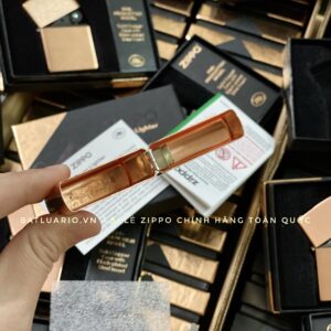 Zippo 48107 - Zippo Solid Copper - Zippo Copper Case With Black Coated Stainless Steel Insert - Zippo Đồng Đỏ Nguyên Khối 2022 73