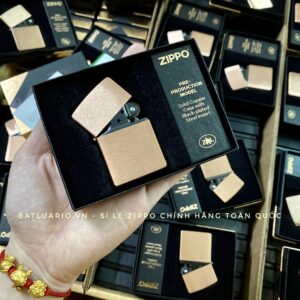 Zippo 48107 - Zippo Solid Copper - Zippo Copper Case With Black Coated Stainless Steel Insert - Zippo Đồng Đỏ Nguyên Khối 2022 80