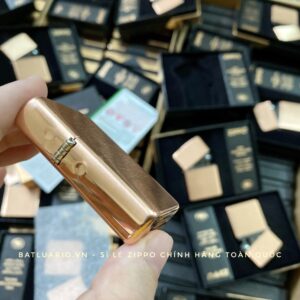 Zippo 48107 - Zippo Solid Copper - Zippo Copper Case With Black Coated Stainless Steel Insert - Zippo Đồng Đỏ Nguyên Khối 2022 83
