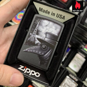 Zippo 218 Plague of Disinformation Black Matte