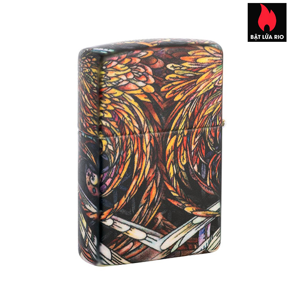 Zippo 49193 Abstract Psychedelia 540 Color Glow-In-The-Dark 2