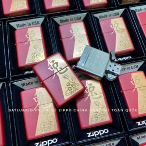 Zippo 48282 - Zippo Year of the Rabbit Red Matte 11