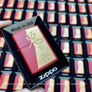 Zippo 48282 - Zippo Year of the Rabbit Red Matte 23