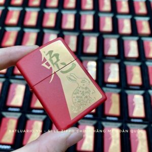 Zippo 48282 - Zippo Year of the Rabbit Red Matte 25