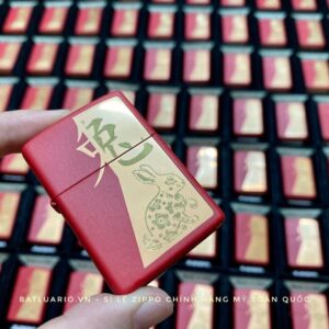 Zippo 48282 - Zippo Year of the Rabbit Red Matte 26