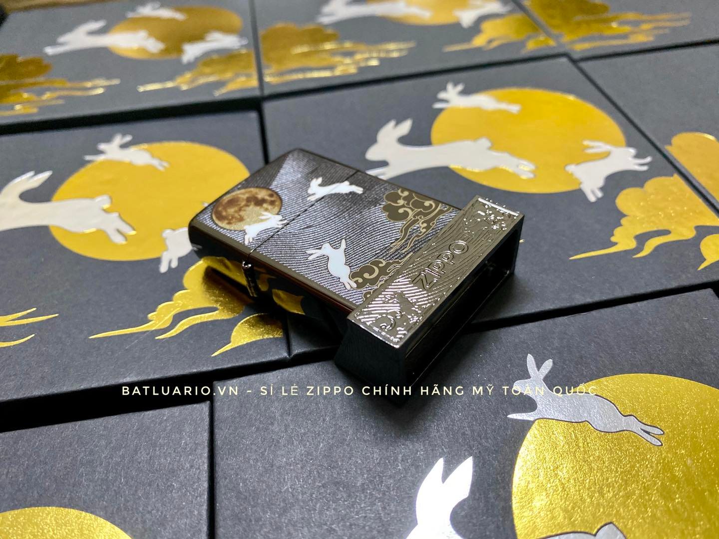 Zippo Limited Edition Mid Autumn Pattern Festival – Moon and Rabbits Design CZA-2-27 23