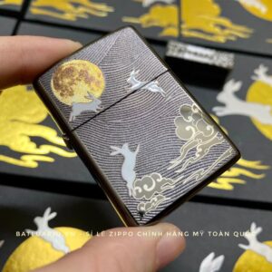 Zippo Limited Edition Mid Autumn Pattern Festival – Moon and Rabbits Design CZA-2-27 32