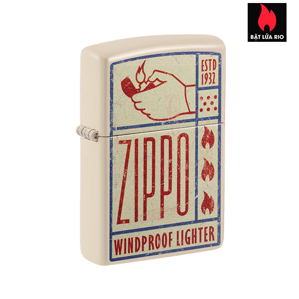 Zippo 48397 - Zippo Windproof Lighter Design Flat Sand