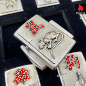 Zippo Set 2010-2011 – Zippo Lighter Collection Chinese Zodiac Set – 12 Con Giáp Châu Á 12