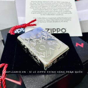 Zippo Limited Edition 90th Anniversary Sterling Silver - Zippo 90th Anniversary Sterling Silver Collectible - Zippo 48461 91