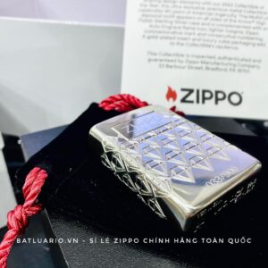 Zippo Limited Edition 90th Anniversary Sterling Silver - Zippo 90th Anniversary Sterling Silver Collectible - Zippo 48461 94