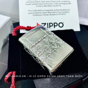 Zippo Limited Edition 90th Anniversary Sterling Silver - Zippo 90th Anniversary Sterling Silver Collectible - Zippo 48461 96