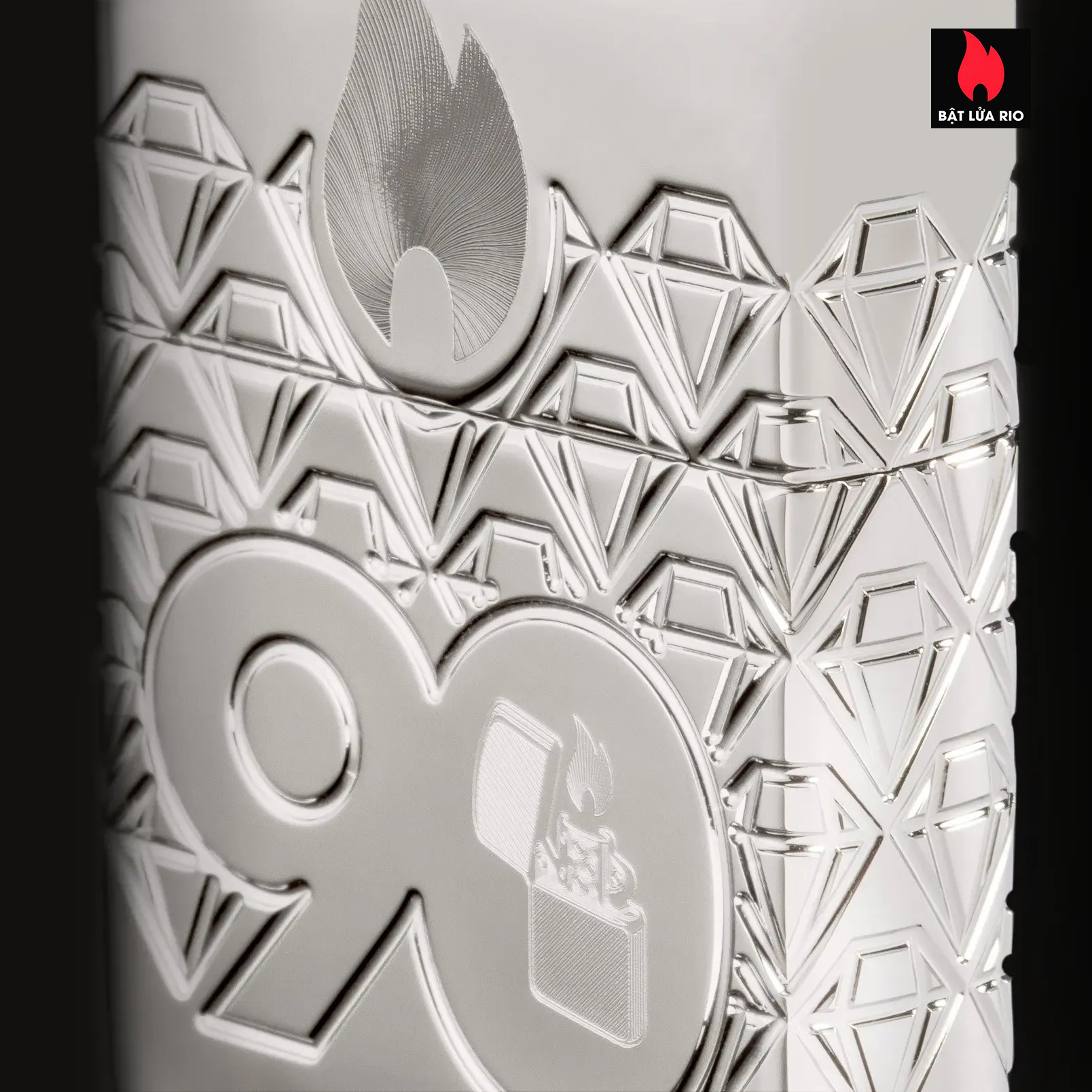 Zippo Limited Edition 90th Anniversary Sterling Silver – Zippo 90th Anniversary Sterling Silver Collectible – Zippo 48461 95