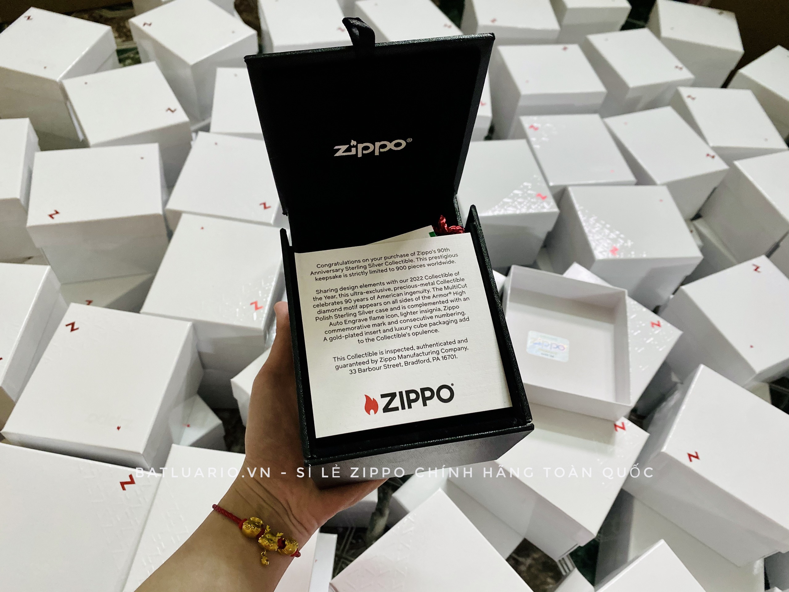 Zippo Limited Edition 90th Anniversary Sterling Silver - Zippo 48461 17