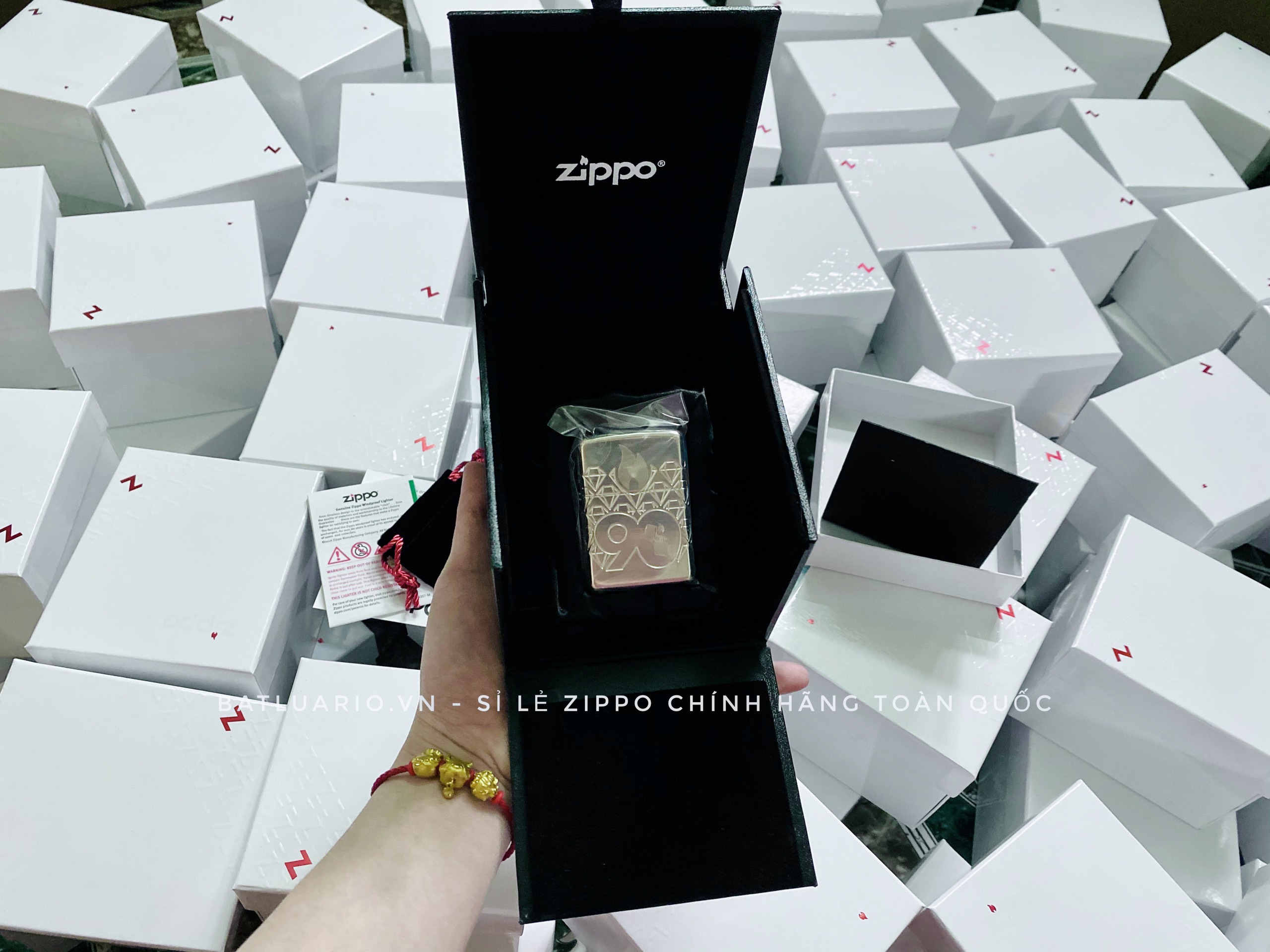 Zippo Limited Edition 90th Anniversary Sterling Silver - Zippo 48461 22
