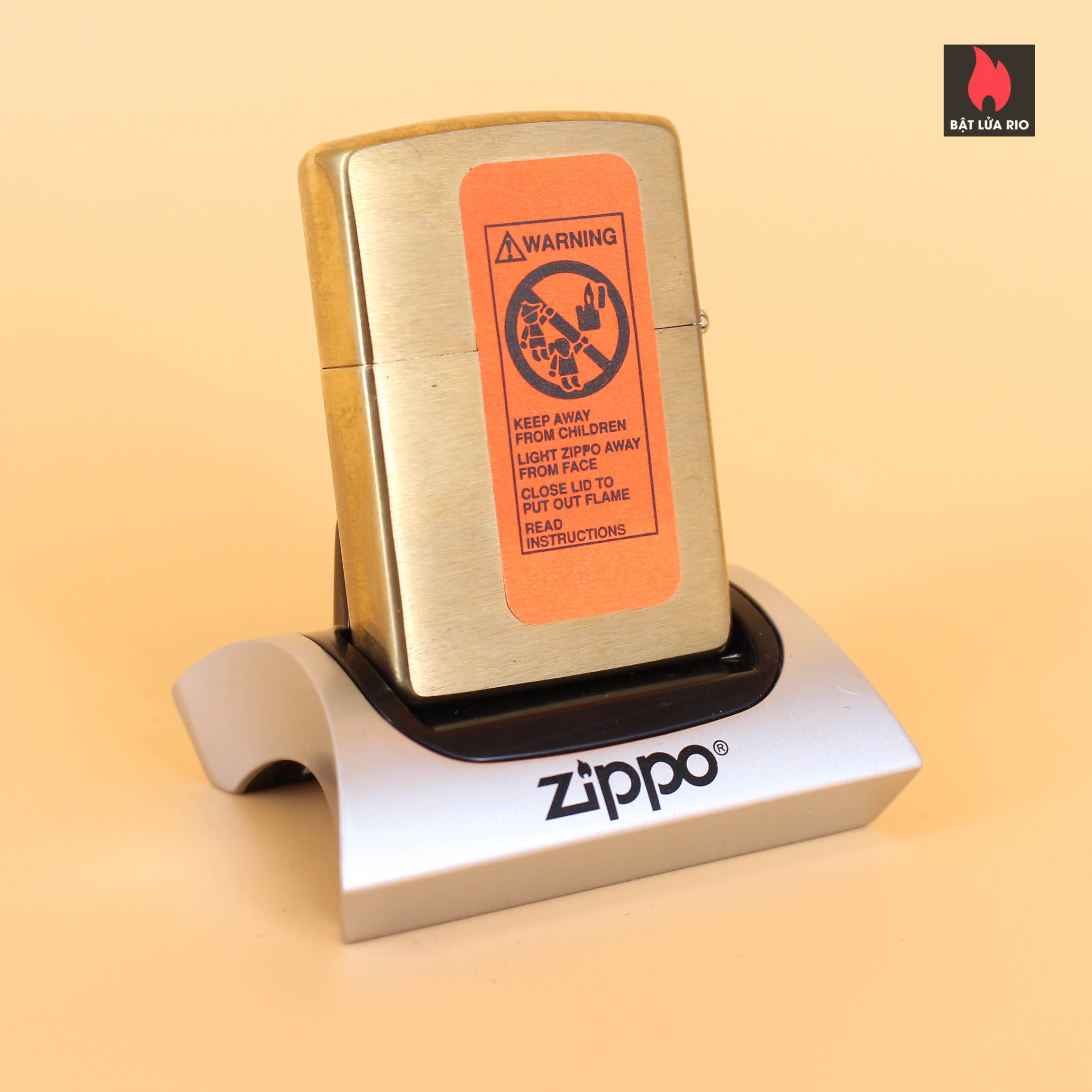 Zippo La Mã 1994 – Brushed Brass – Select Trading 2
