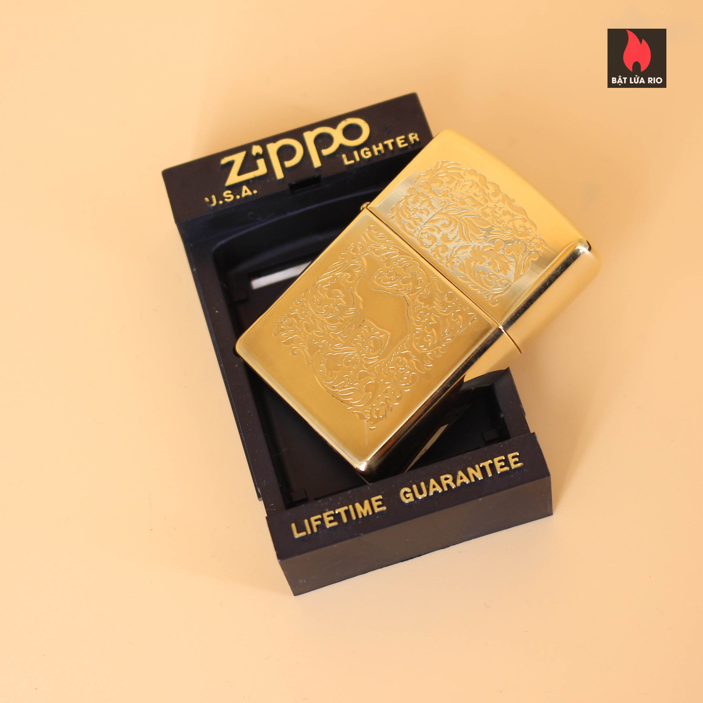 Zippo La Mã 1995 - Camel Lighter - Gold Plate 22K 11