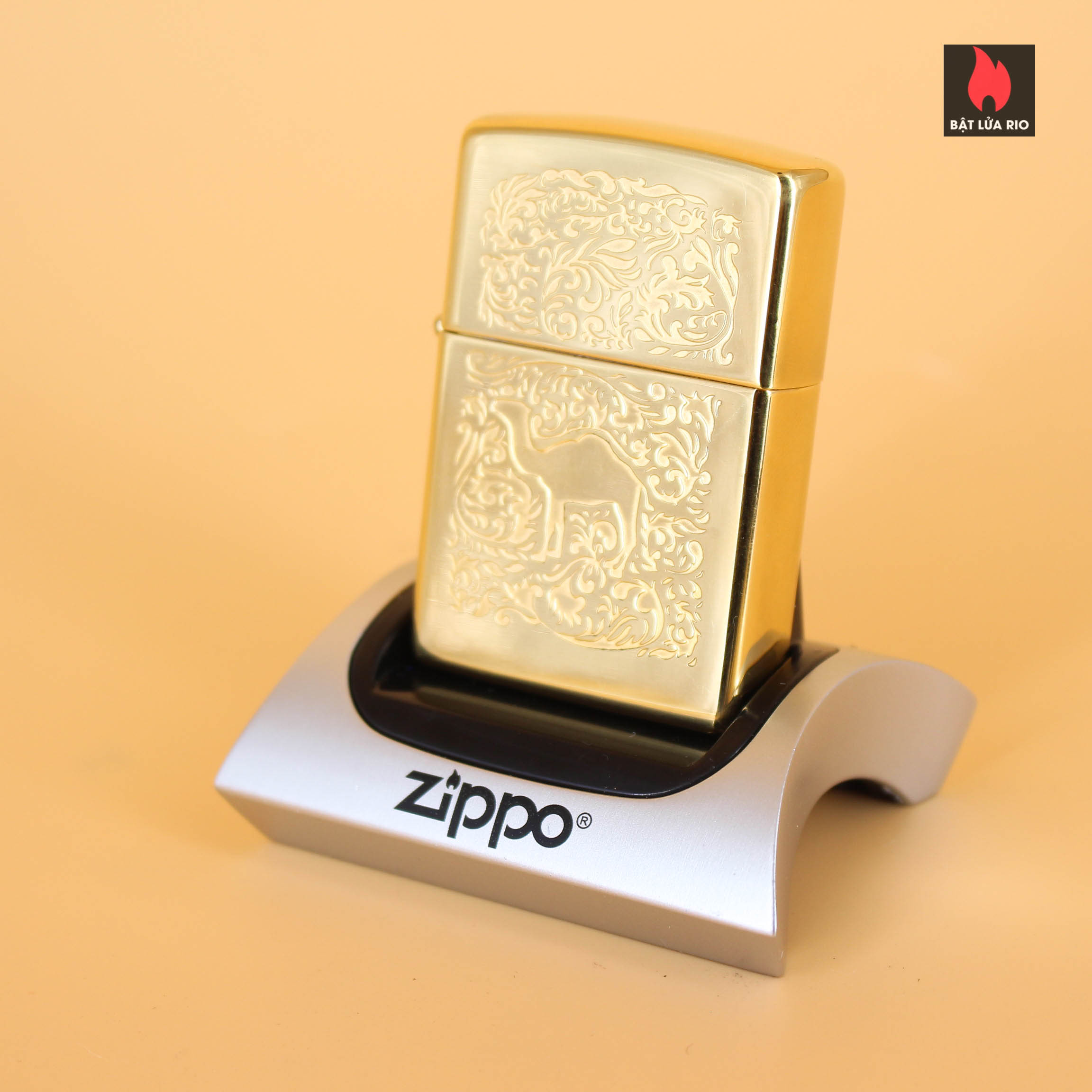 Zippo La Mã 1995 - Camel Lighter - Gold Plate 22K 5