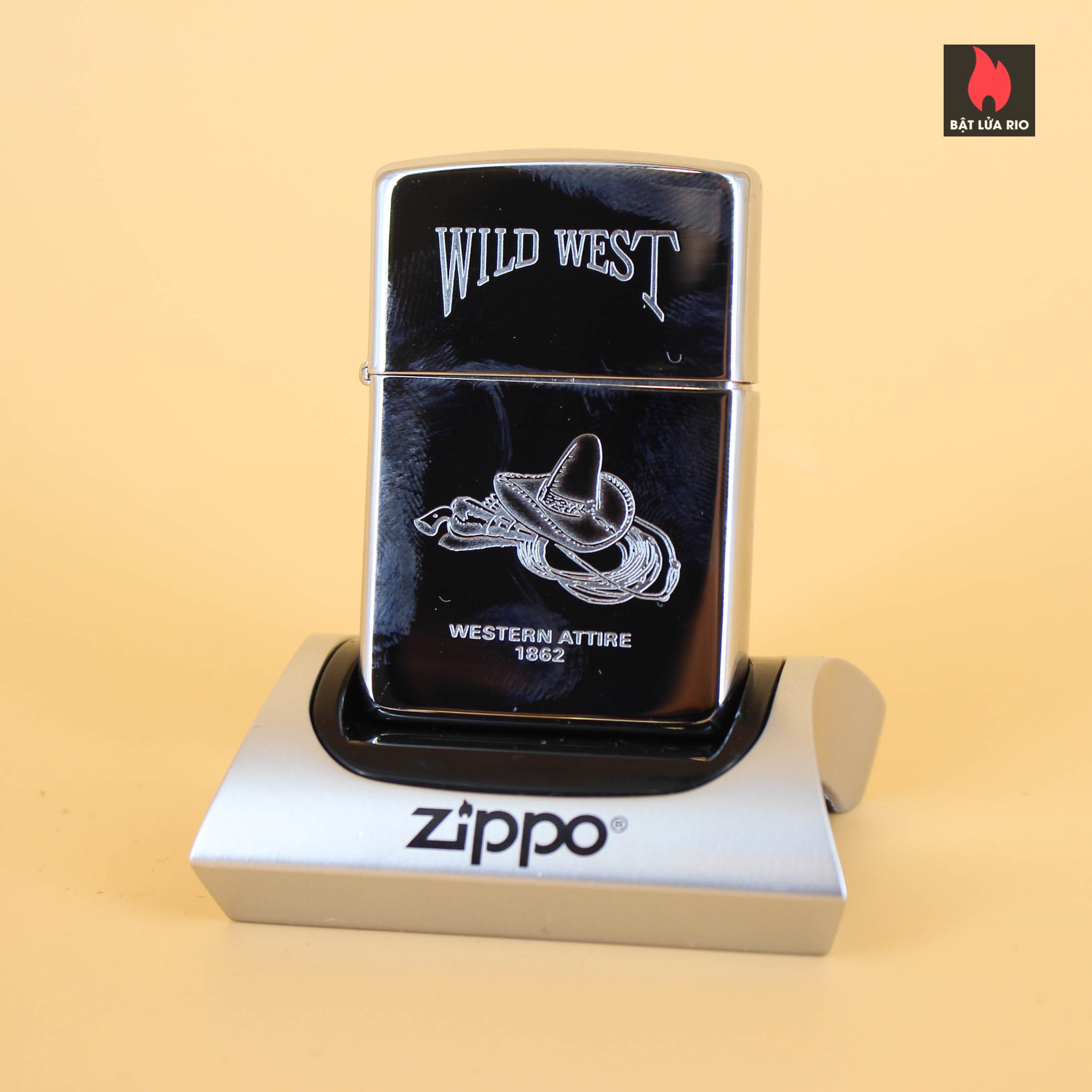 Zippo La Mã 1995 – Wild West Series – Western Attire 1862 1