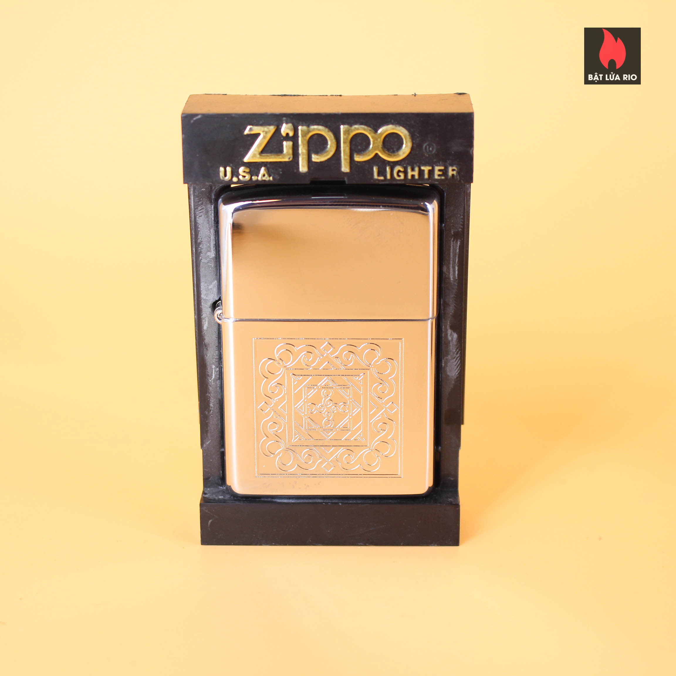 Zippo La Mã 2000 – Camel Exotic - High Polish Chrome 9