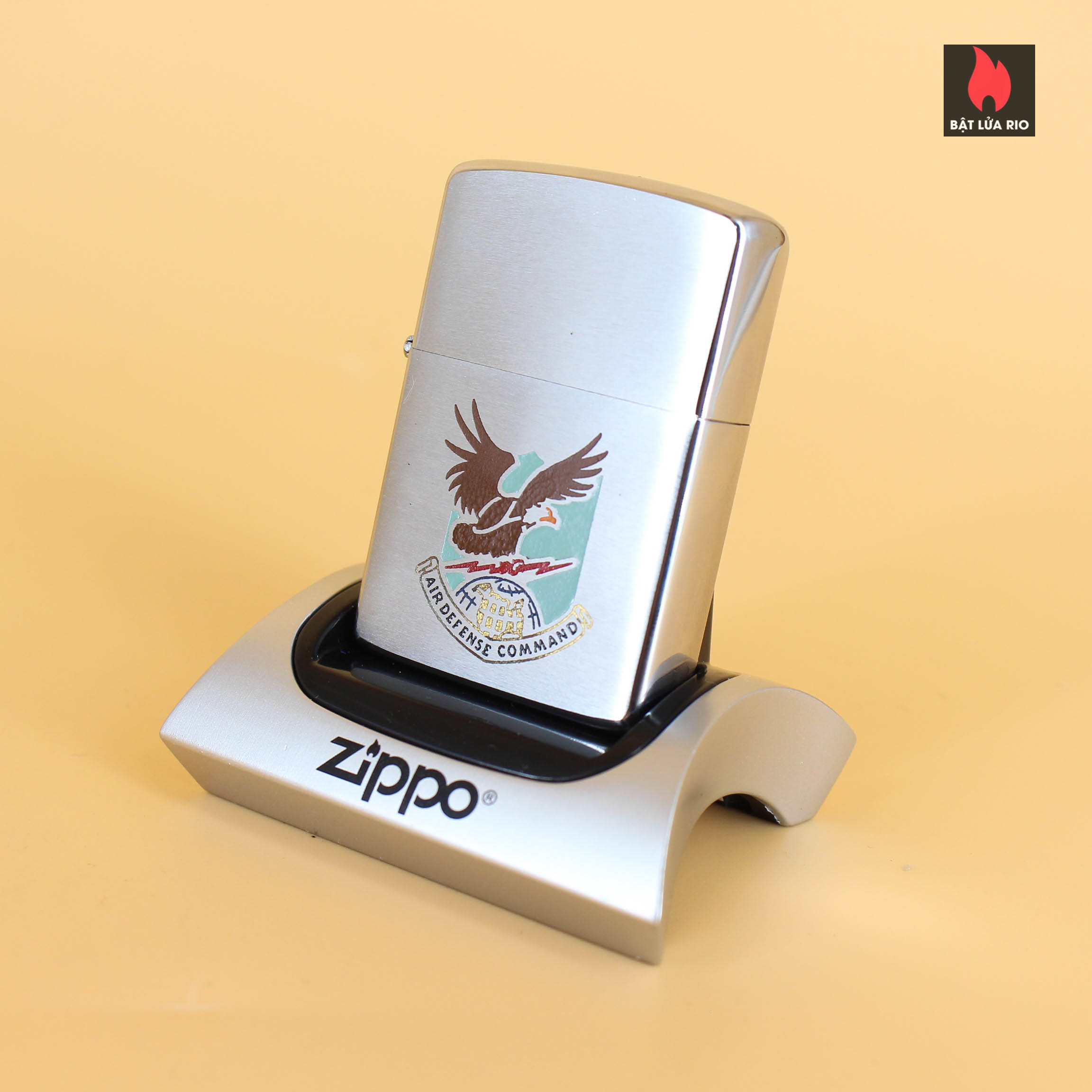Zippo Xưa 1965 – Brushed Chrome – Air Defense Command - Army Air 3