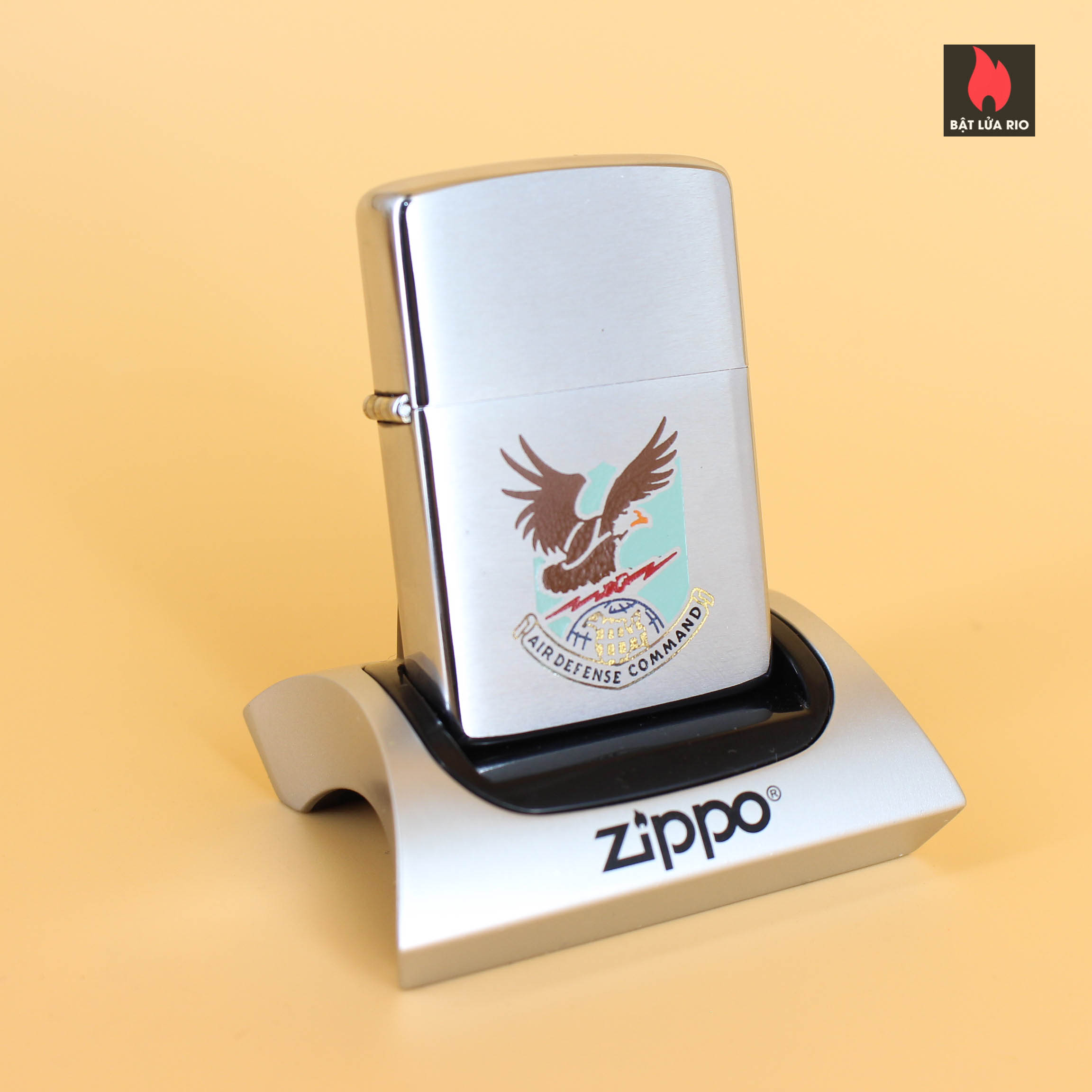 Zippo Xưa 1965 – Brushed Chrome – Air Defense Command - Army Air