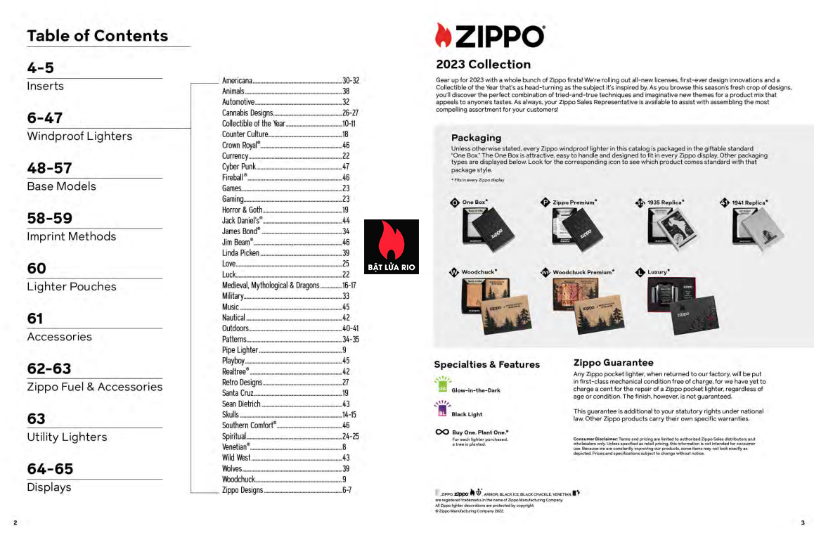Những hình ảnh mới nhất từ Zippo 2023 Collection - Catalog Zippo năm 2023 2