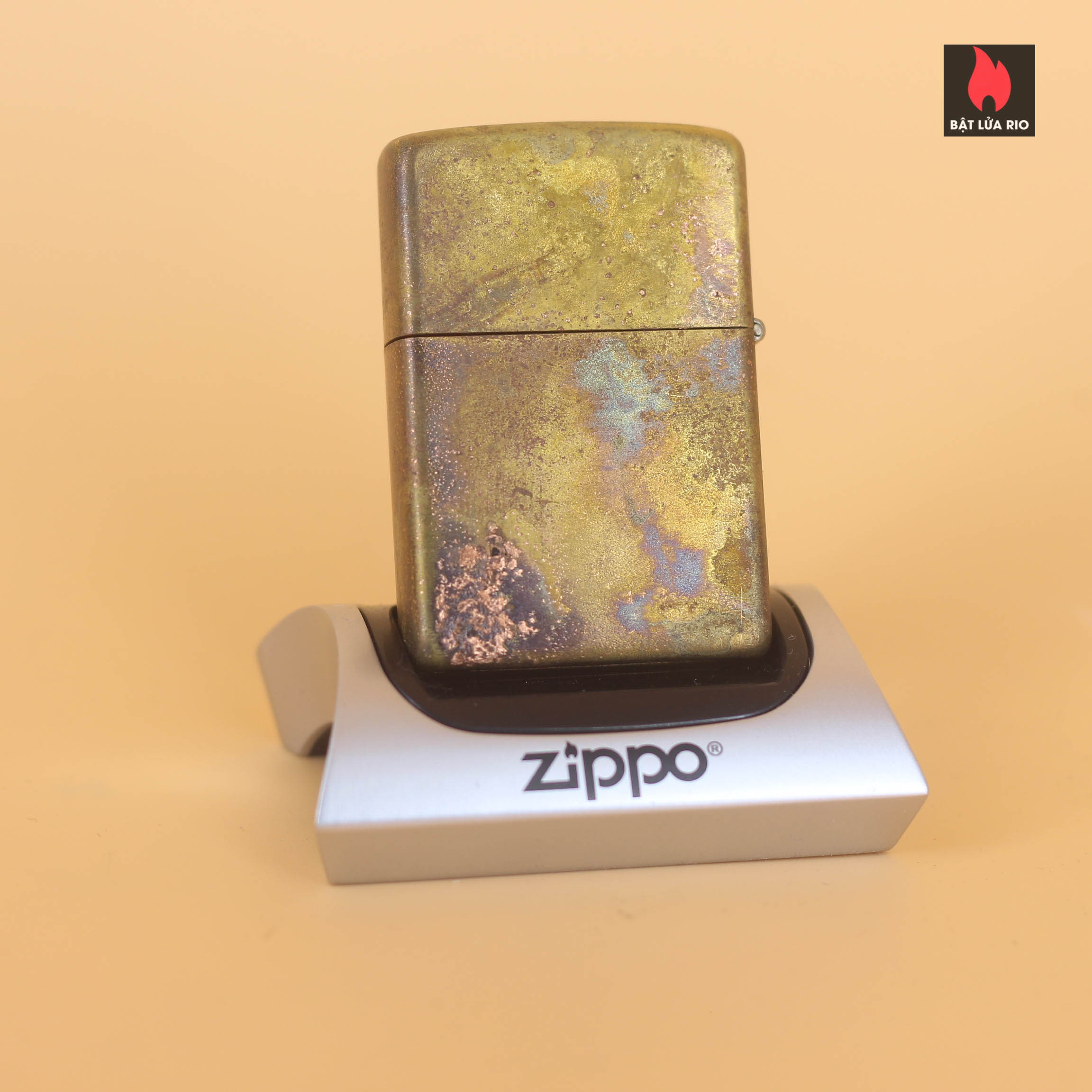 Vỏ Zippo 1970 – Đồng Nguyên Khối - Không Ruột - Trơn 2 Mặt 1