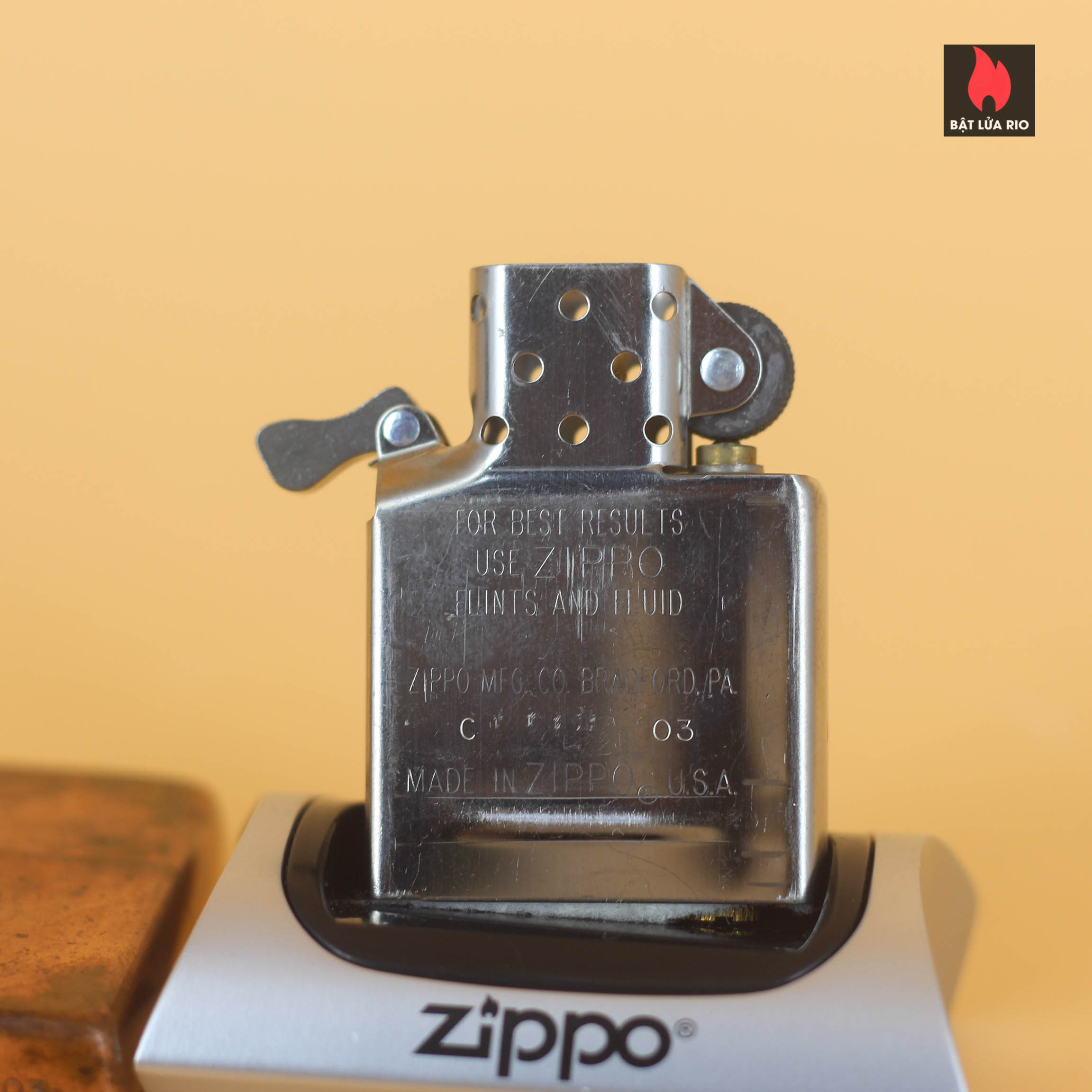 Zippo 2003 - Marlboro Blend No27 – Solid Copper – Đồng Đỏ Nguyên Khối 12