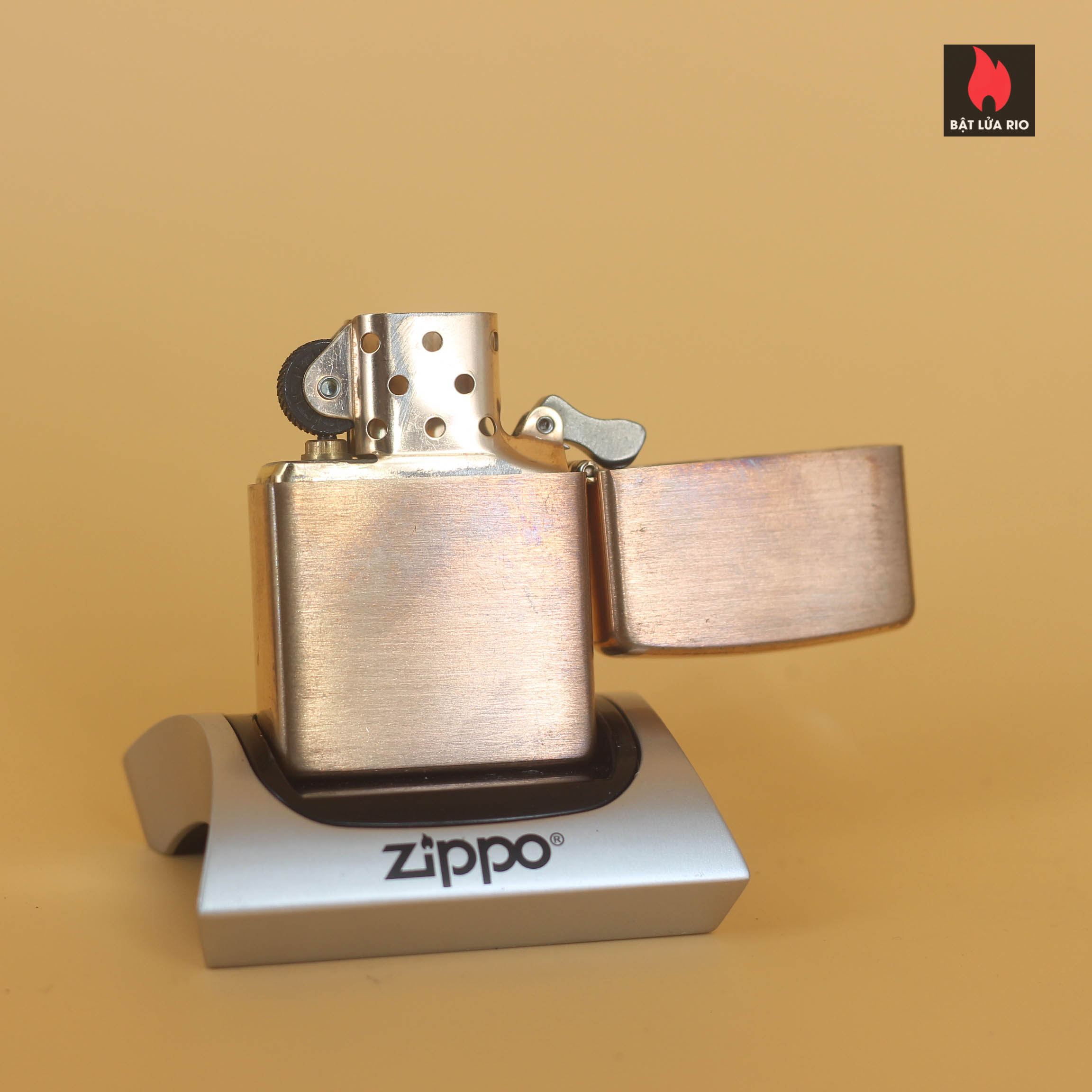 Bật Lửa Zippo 2008 – Solid Copper – Đồng Đỏ Nguyên Khối » ZippoShop