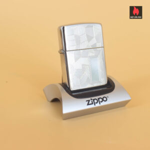 Zippo La Mã 1995 – Silver Plate - Shimmer