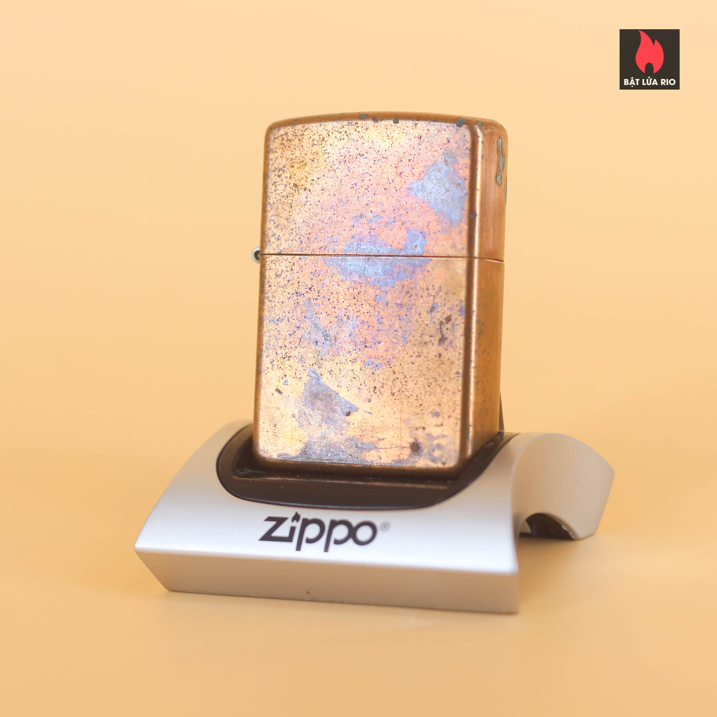 Zippo Solid Copper 2003 – Blend No.27 Marlboro – Đồng Đỏ Nguyên Khối 1