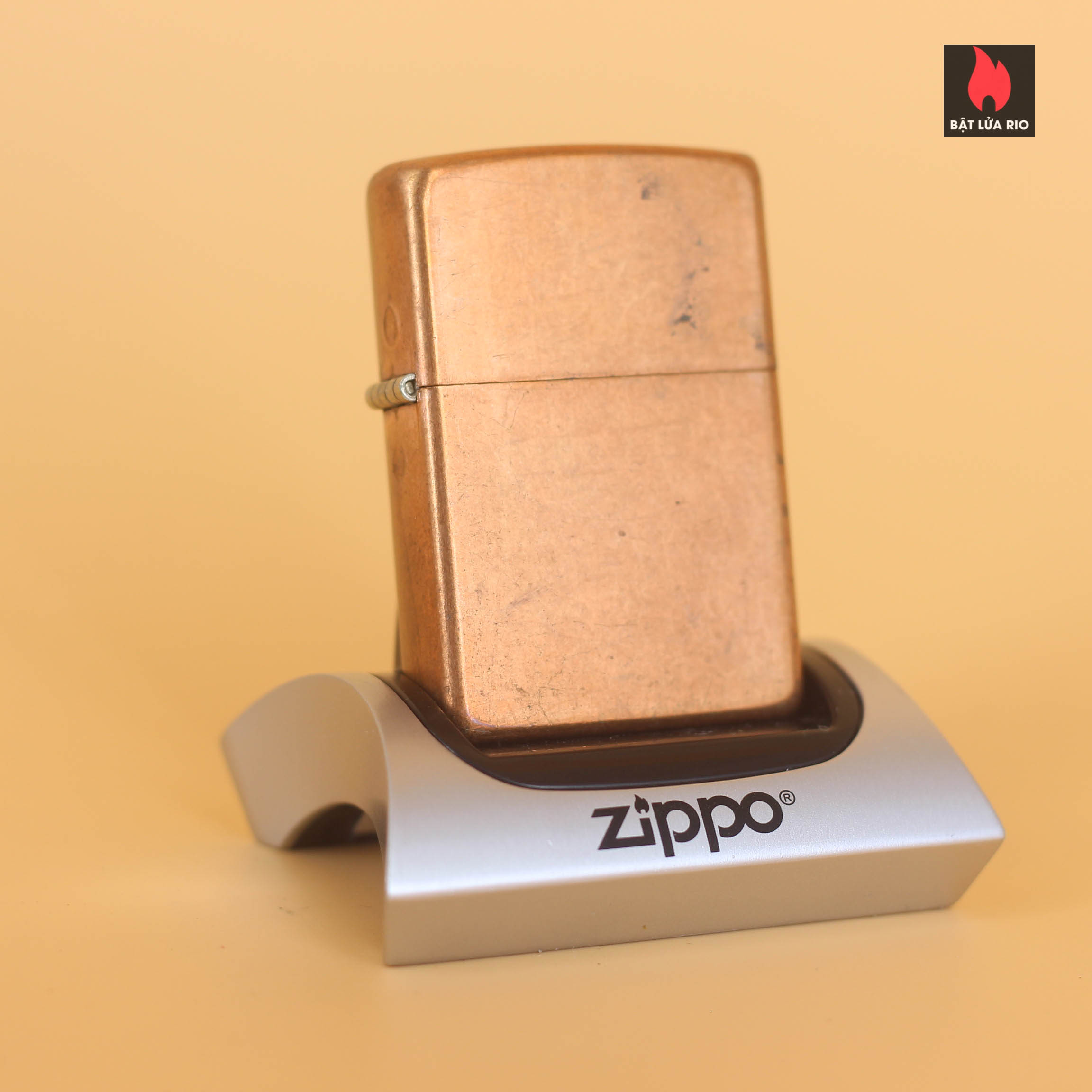 Zippo Solid Copper 2003 - Marlboro Blend No.27