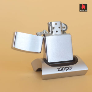 Zippo Xưa 1958 – Trơn 2 Mặt – Brushed Chrome – Plain 1