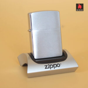 Zippo La Mã 1995 – Trơn 2 Mặt – Brushed Chrome
