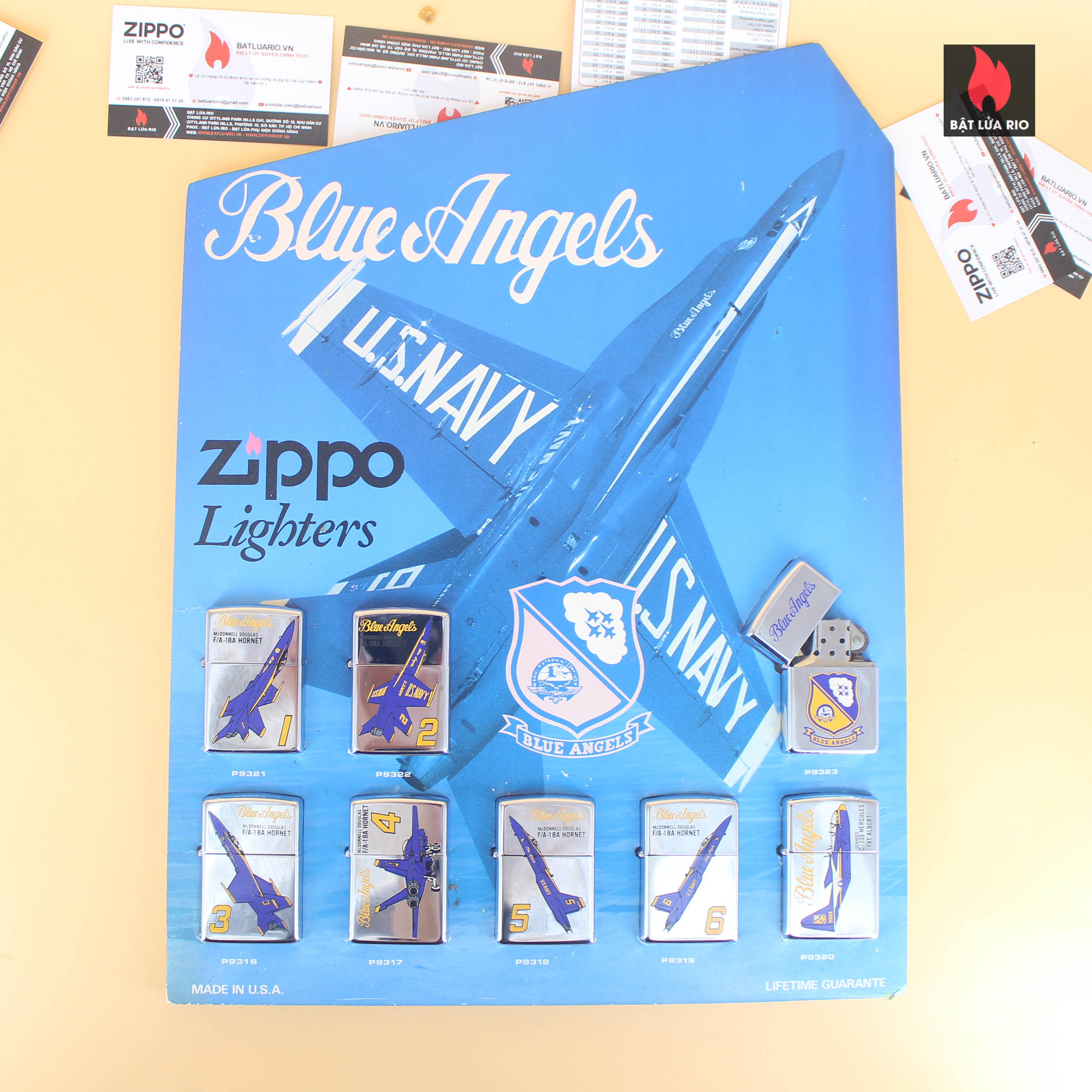 Zippo Set 1993 – Blue Angels Us Navy 3