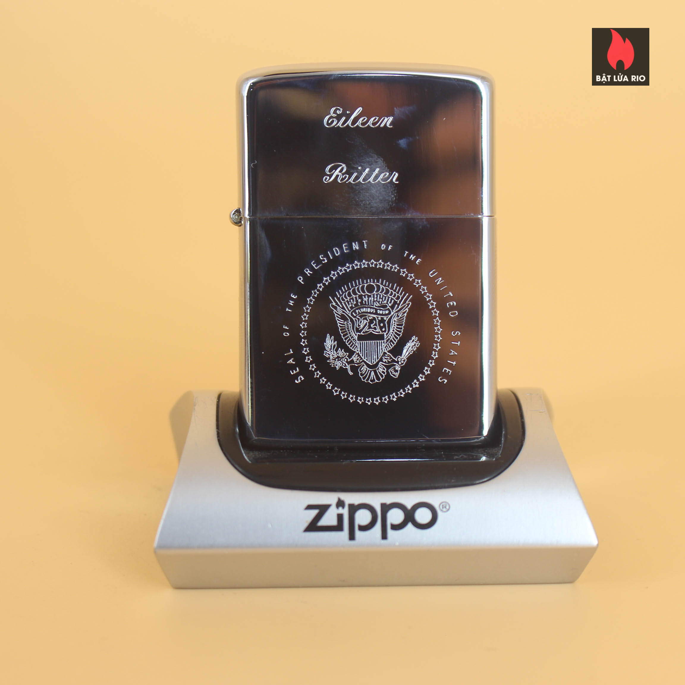 Zippo Xưa 1974 – Seal Of The President Of The United States - Air Force One 13