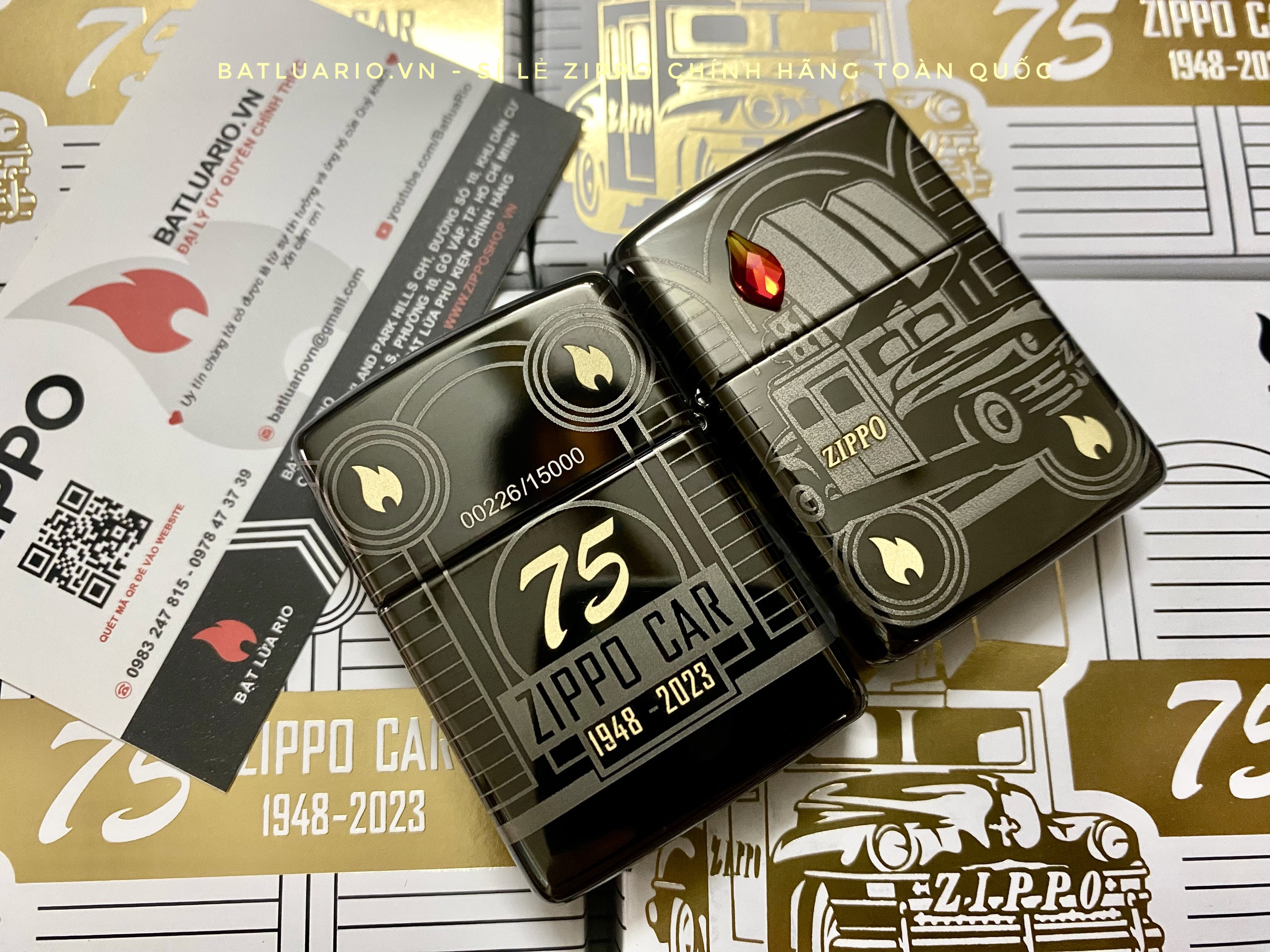 Zippo 48692 - Zippo 2023 Collectible Of The Year - Zippo Car 75th Anniversary Asia Pacific Limited Edition - Zippo COTY 2023 - Honoring 75 Years Of The Zippo Car 110