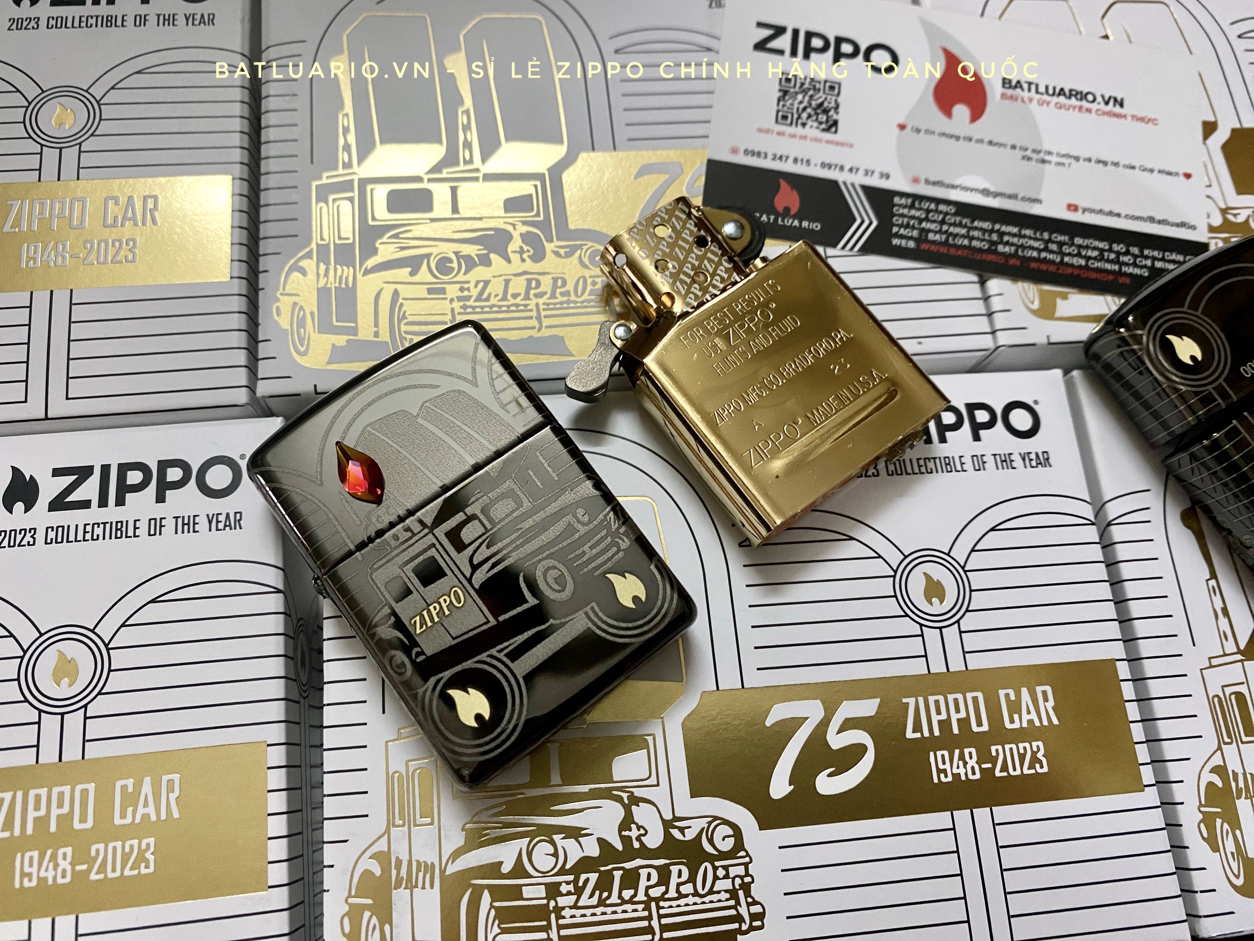 Zippo 48692 - Zippo 2023 Collectible Of The Year - Zippo Car 75th Anniversary Asia Pacific Limited Edition - Zippo COTY 2023 - Honoring 75 Years Of The Zippo Car 113