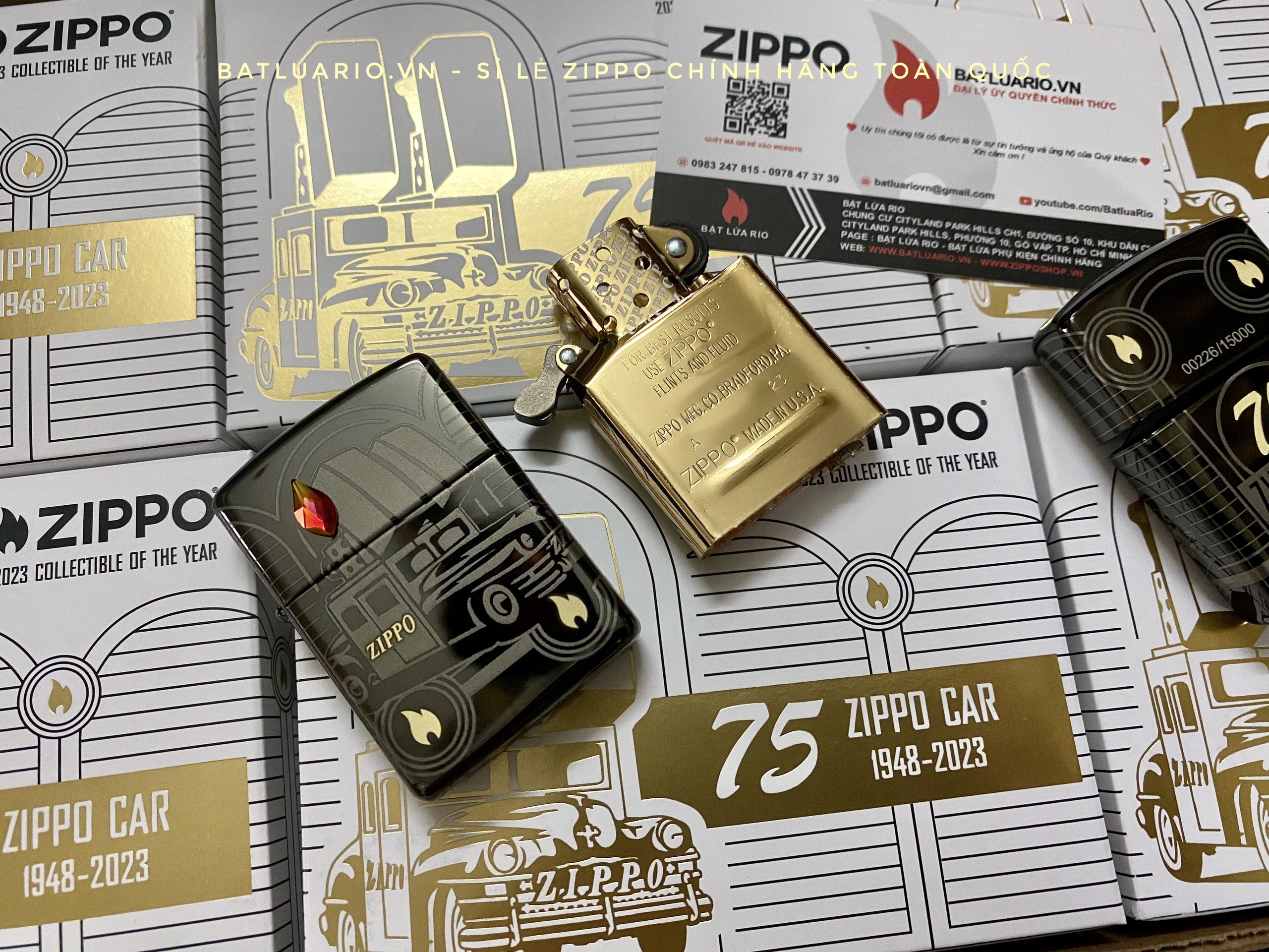 Zippo 48692 - Zippo 2023 Collectible Of The Year - Zippo Car 75th Anniversary Asia Pacific Limited Edition - Zippo COTY 2023 - Honoring 75 Years Of The Zippo Car 114
