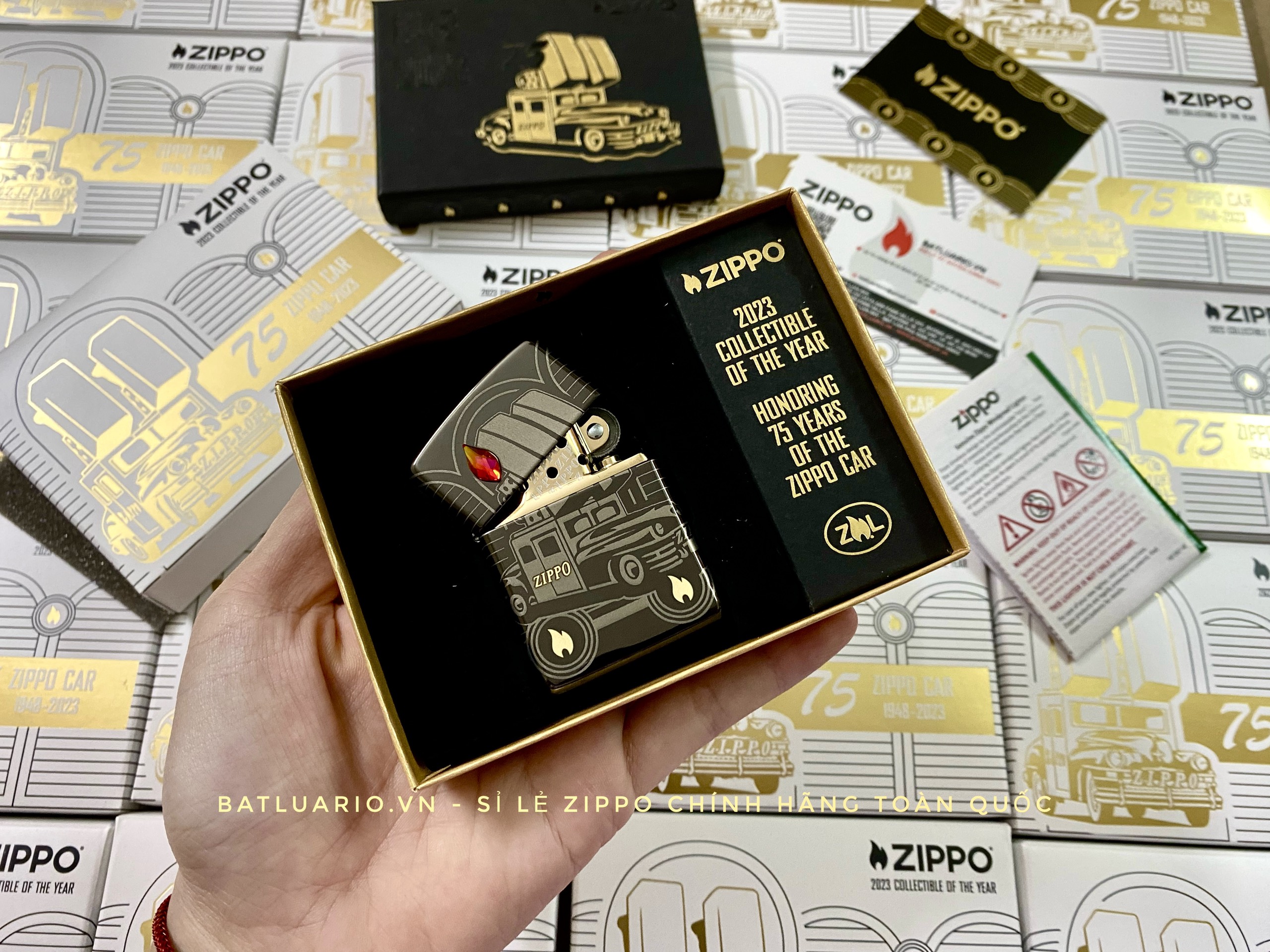Zippo 48692 - Zippo 2023 Collectible Of The Year - Zippo Car 75th Anniversary Asia Pacific Limited Edition - Zippo COTY 2023 - Honoring 75 Years Of The Zippo Car 15