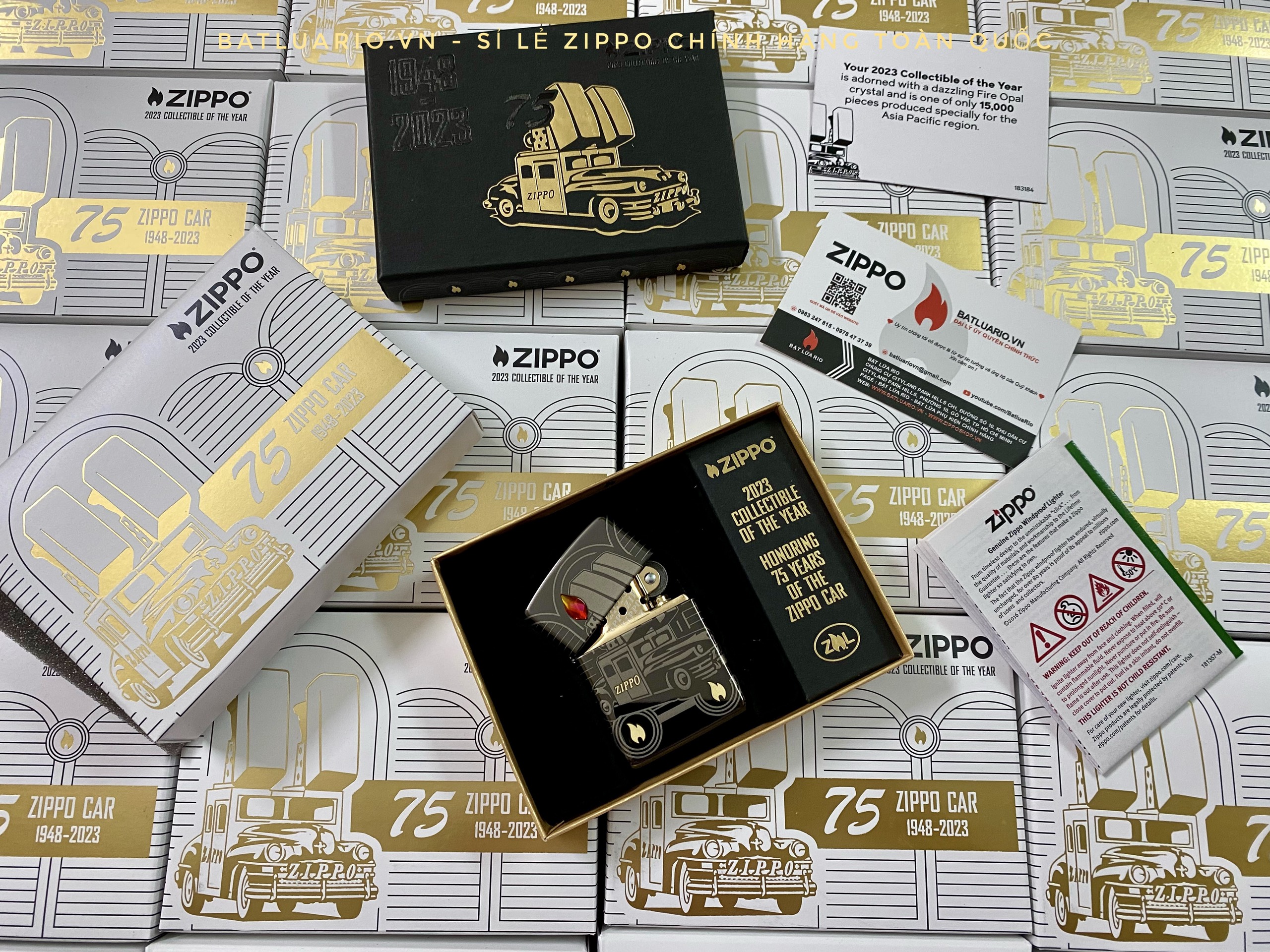 Zippo 48692 - Zippo 2023 Collectible Of The Year - Zippo Car 75th Anniversary Asia Pacific Limited Edition - Zippo COTY 2023 - Honoring 75 Years Of The Zippo Car 17