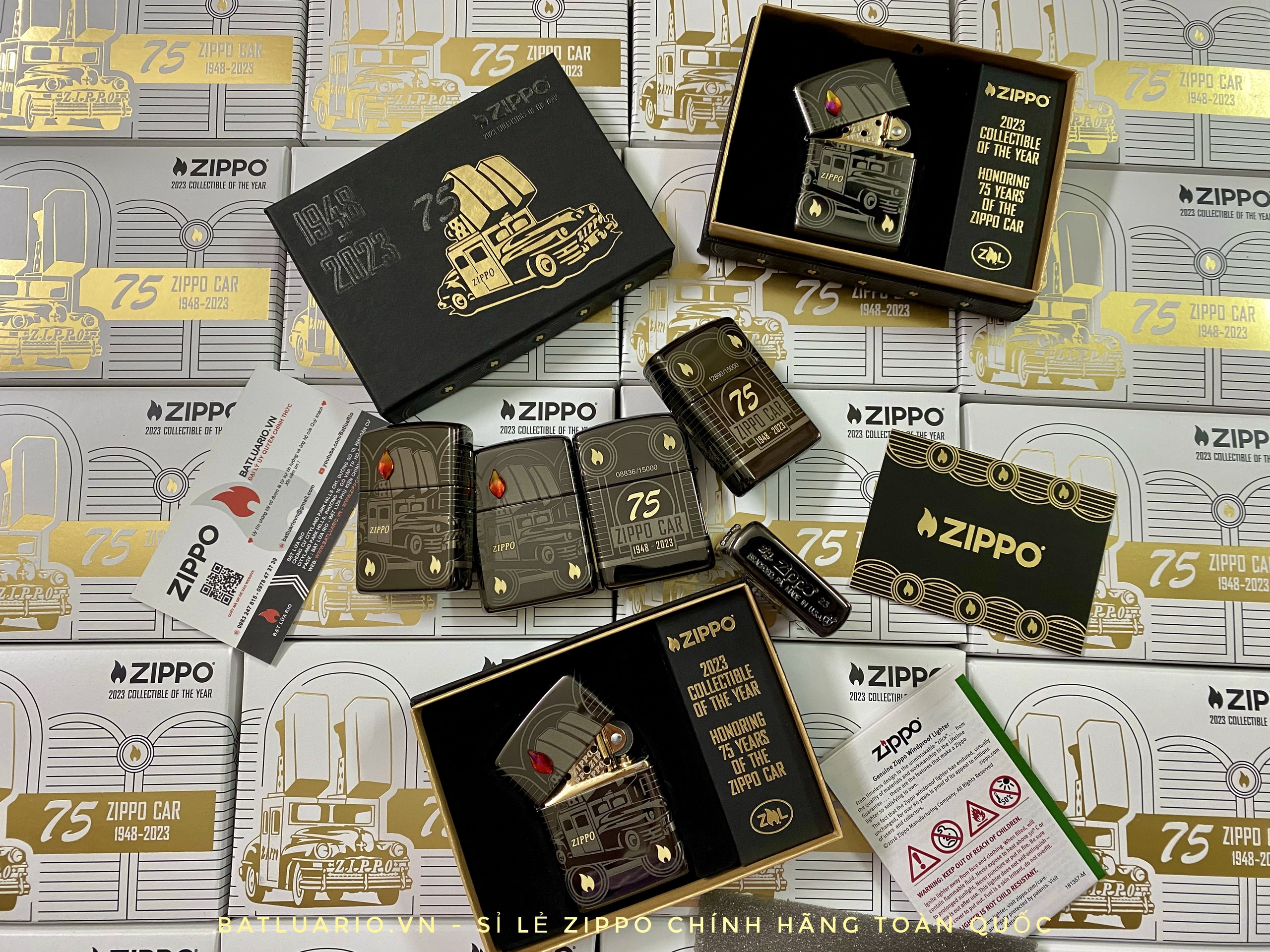 Zippo 48692 - Zippo 2023 Collectible Of The Year - Zippo Car 75th Anniversary Asia Pacific Limited Edition - Zippo COTY 2023 - Honoring 75 Years Of The Zippo Car 23