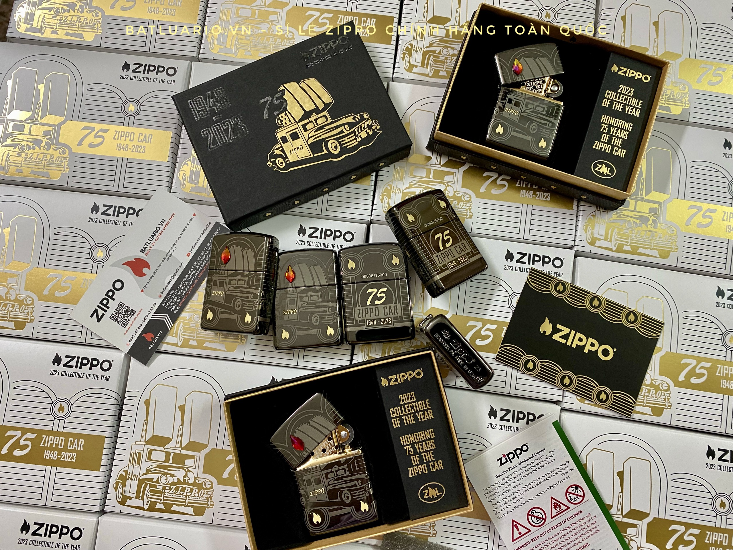 Zippo 48692 - Zippo 2023 Collectible Of The Year - Zippo Car 75th Anniversary Asia Pacific Limited Edition - Zippo COTY 2023 - Honoring 75 Years Of The Zippo Car 25