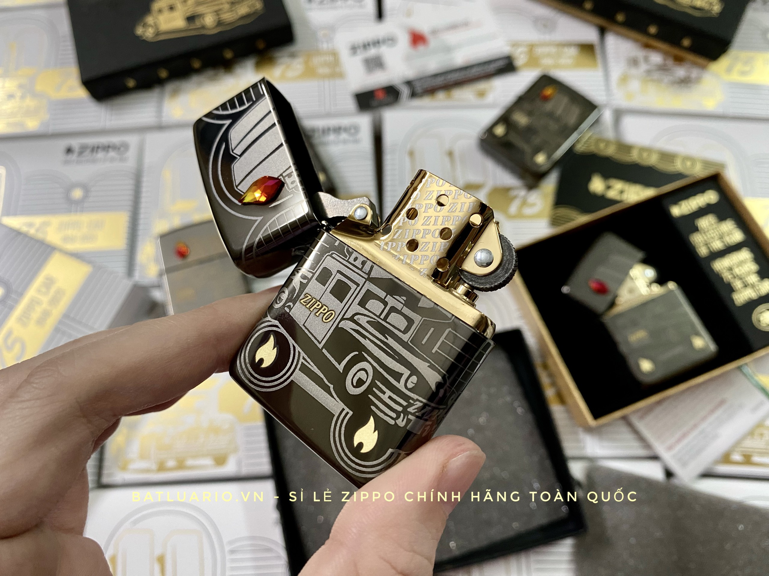 Zippo 48692 - Zippo 2023 Collectible Of The Year - Zippo Car 75th Anniversary Asia Pacific Limited Edition - Zippo COTY 2023 - Honoring 75 Years Of The Zippo Car 40