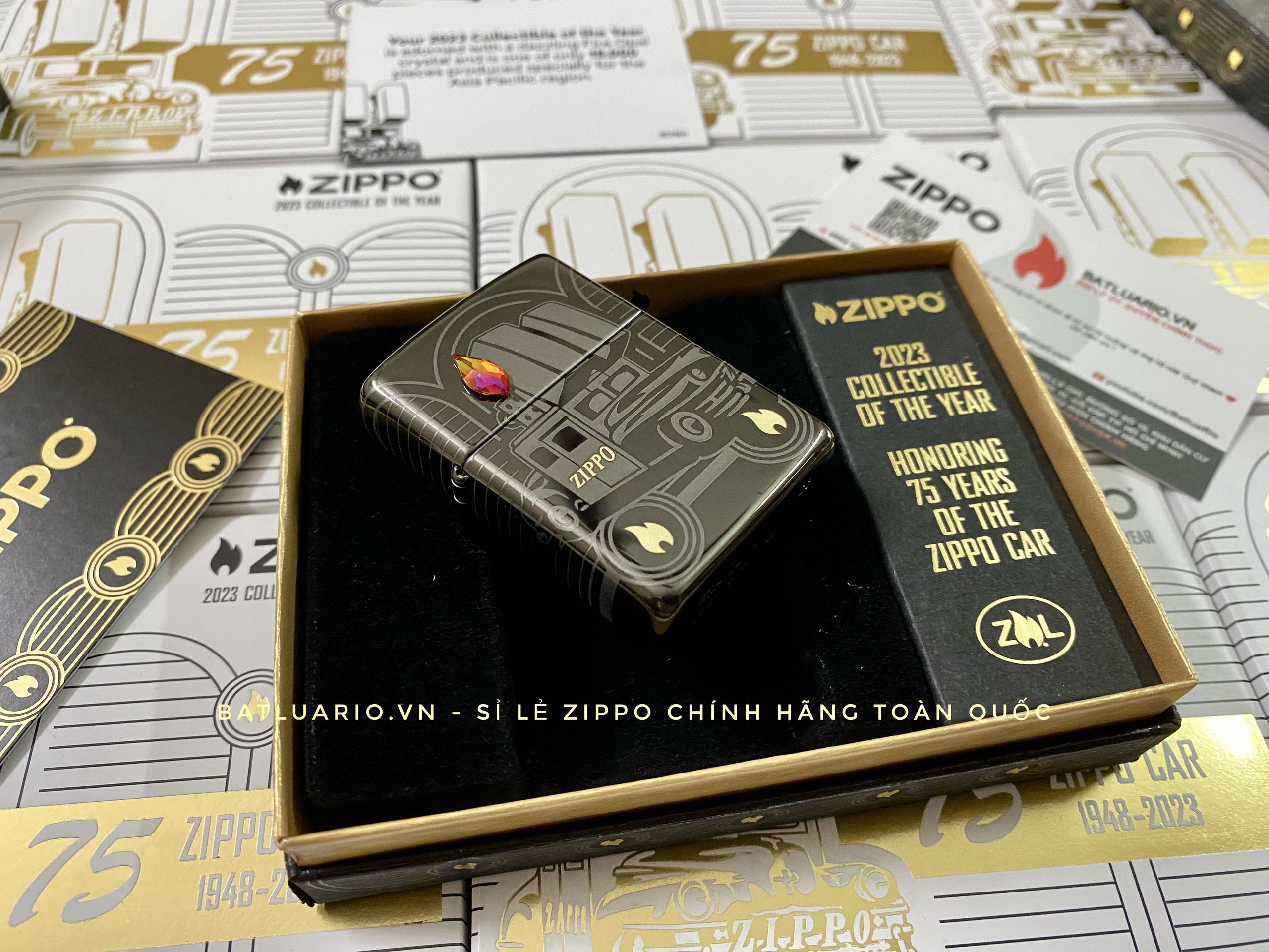 Zippo 48692 - Zippo 2023 Collectible Of The Year - Zippo Car 75th Anniversary Asia Pacific Limited Edition - Zippo COTY 2023 - Honoring 75 Years Of The Zippo Car 67