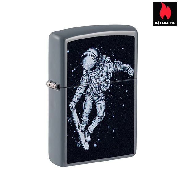 Zippo 48644 - Zippo Skateboarding Astronaut Design Flat Grey