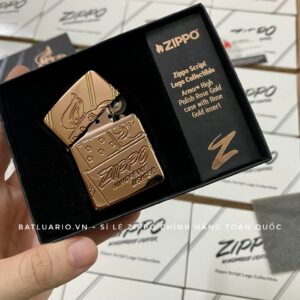 Zippo 48768 – Zippo Script Collectible Armor Rose Gold 68