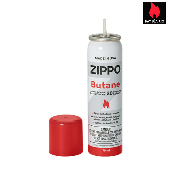 Zippo Butane Fuel 75ml - Gas Butane Zippo chính hãng Mỹ 75ml 2