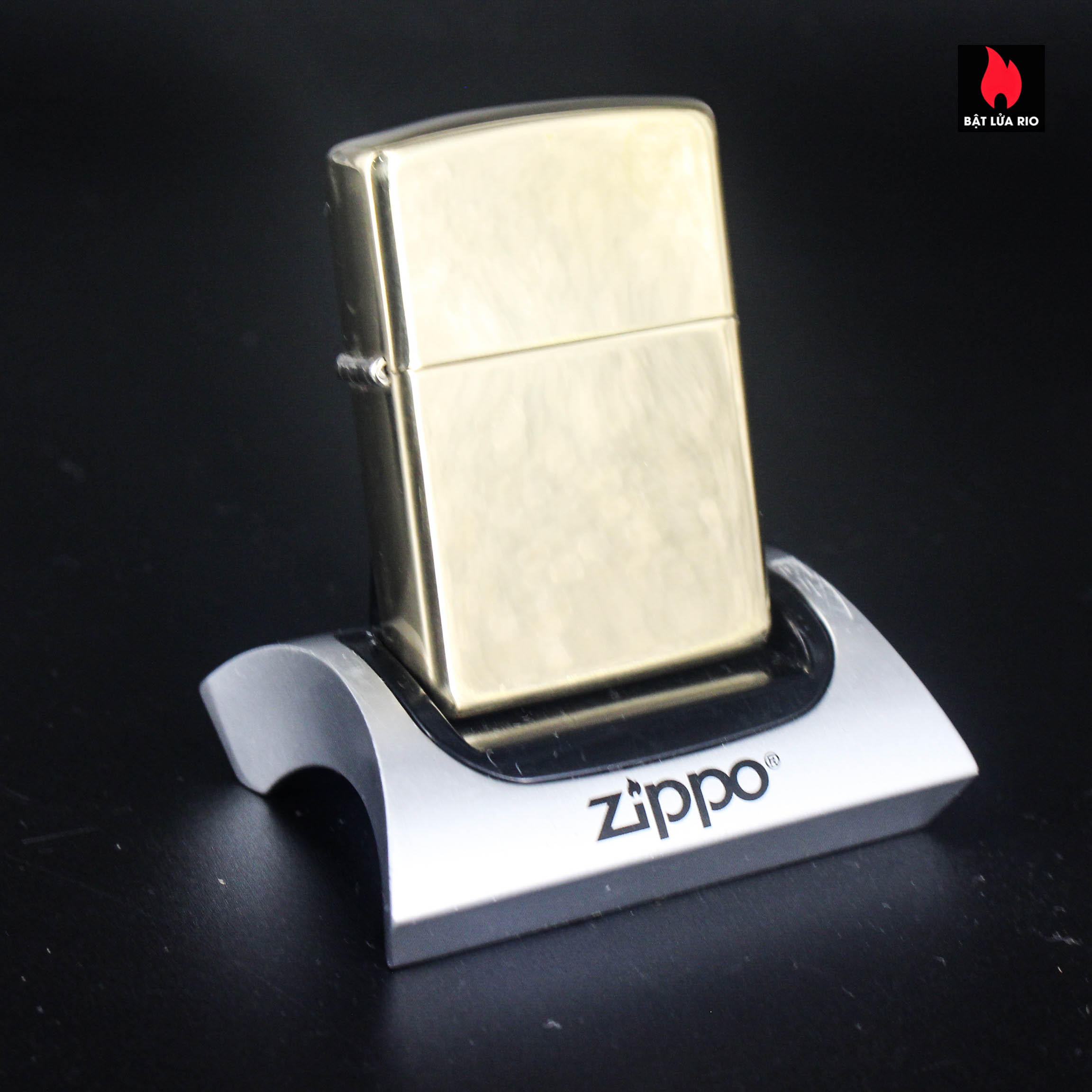 Zippo La Mã 1995 – Đồng Nguyên Khối – High Polish Brass